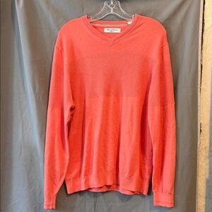 Tommy Bahama Men's V-neck Islandzone Coral Sweater